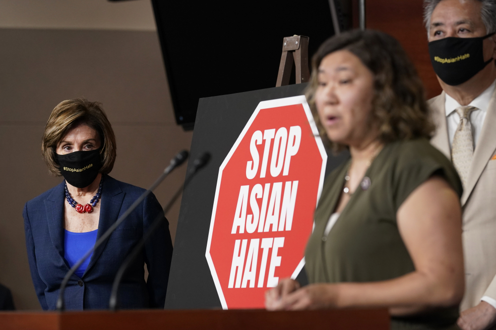 Nancy Pelosi, Mark Takano, Grace Meng